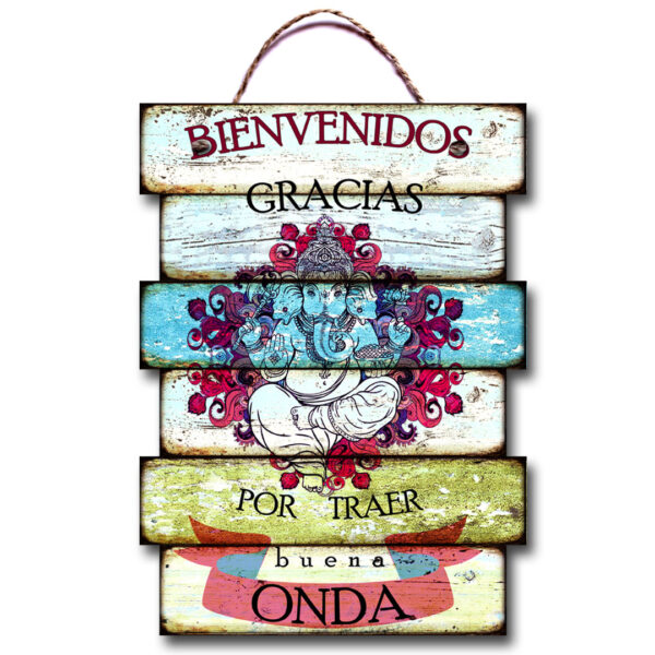 Carteles Vintage chicos S2 20X30cm con soga - Imagen 9