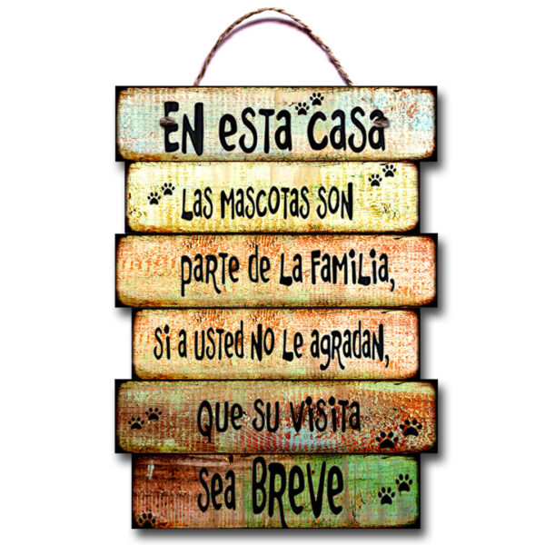 Carteles Vintage chicos S2 20X30cm con soga - Imagen 28