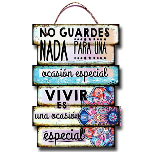 Carteles Vintage chicos S2 20X30cm con soga - Imagen 12