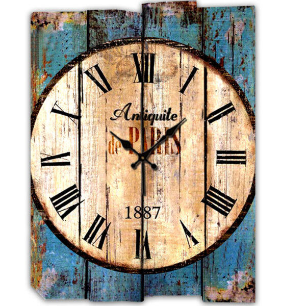 Reloj Rústico antiquite azul