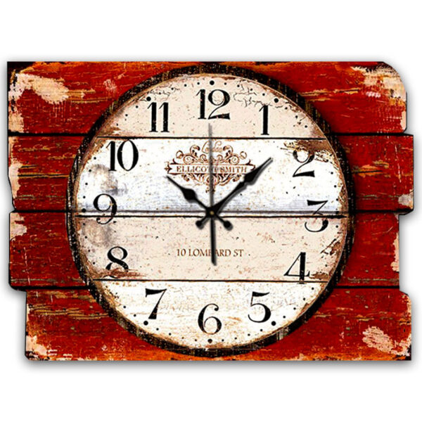 reloj rustico apaisado