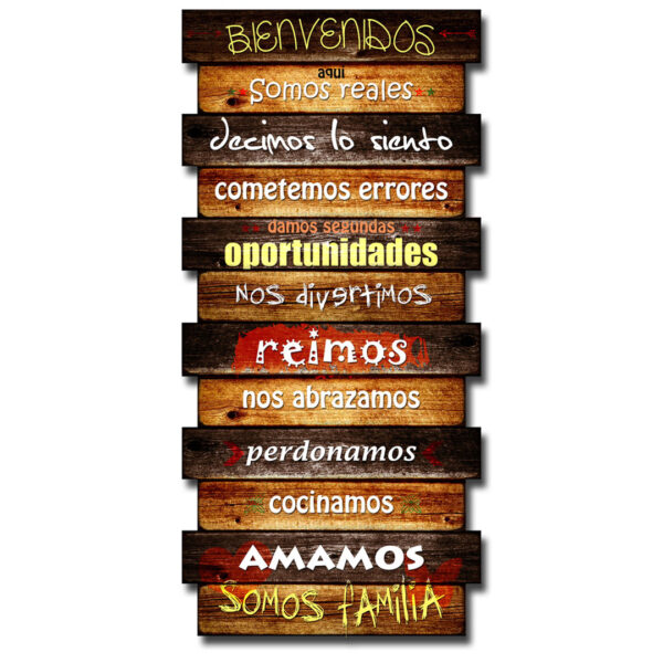 Cartel Bienvenidos Gigante