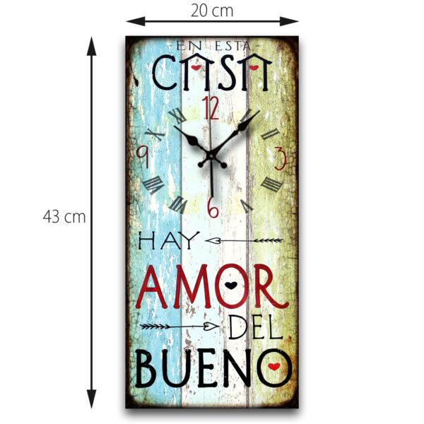 Reloj de Pared con frases y mandalas - Imagen 2