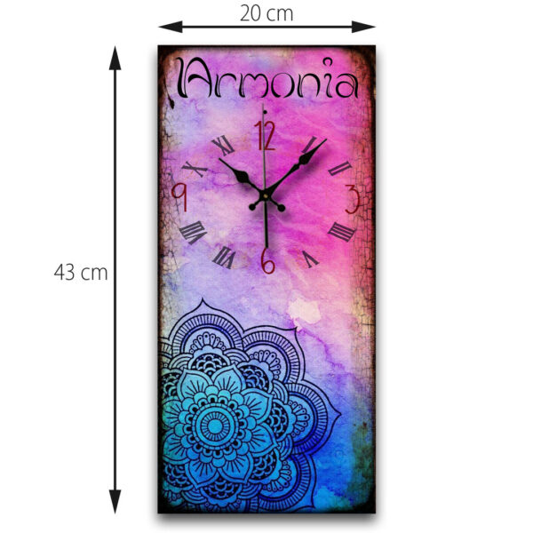 Reloj de Pared con frases y mandalas - Imagen 4