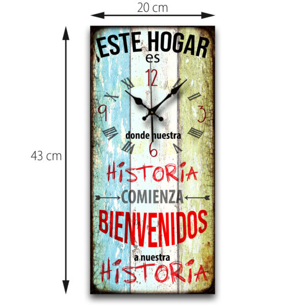 Reloj de Pared con frases y mandalas - Imagen 3
