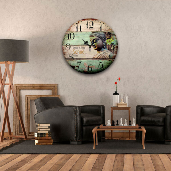 Reloj de Pared Gigante Místico 60cm Vintage - Imagen 10