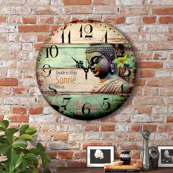 Reloj de Pared Gigante Místico 60cm Vintage - Imagen 9