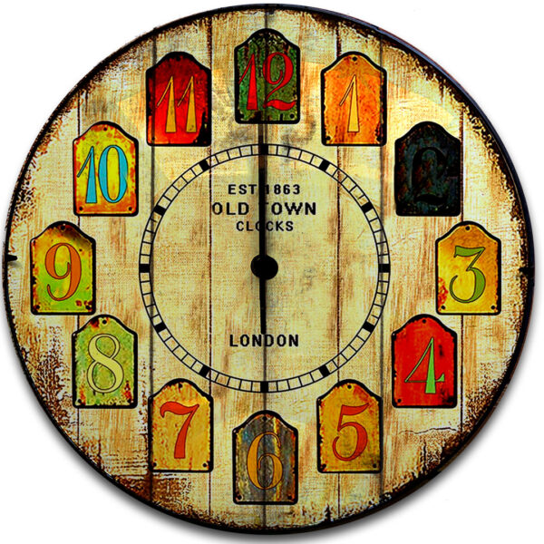 Reloj de Pared Grande Verdin 42 cm de diámetro  Vintage - Imagen 4