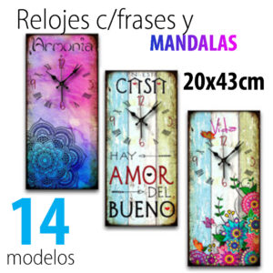 Relojes Noe 20x43cm